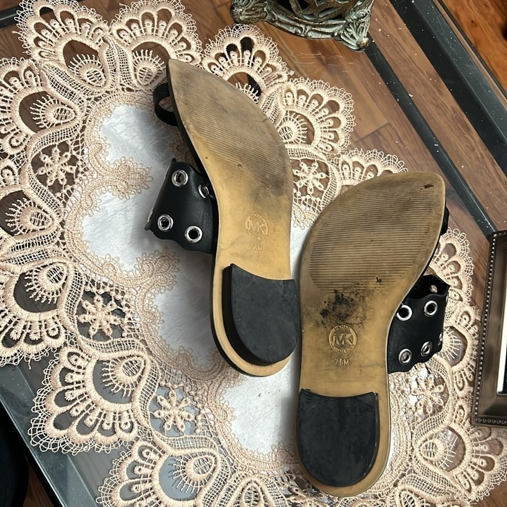 BoHo grommet scalloped a flat, Michael Kors 7 1/2 - Picture 5 of 5